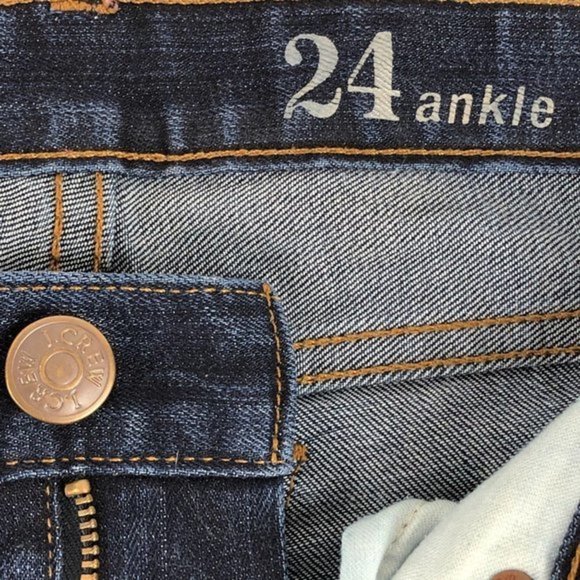 J.Crew Toothpick Skinny ankle Jeans Womens Size 24 - Picture 7 of 9